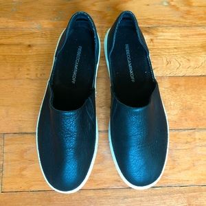 Rebecca Minkoff Nana leather slip on, size 7